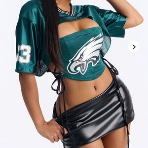 Philadelphia Eagles corset top